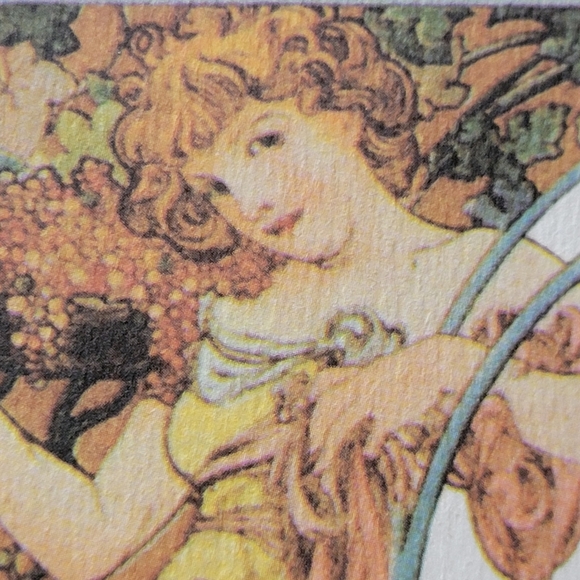 Art Nouveau Alphonse Mucha Menu Cards Set (4) ~ Elegant ~ Moët & Chandon Ad - Picture 5 of 16